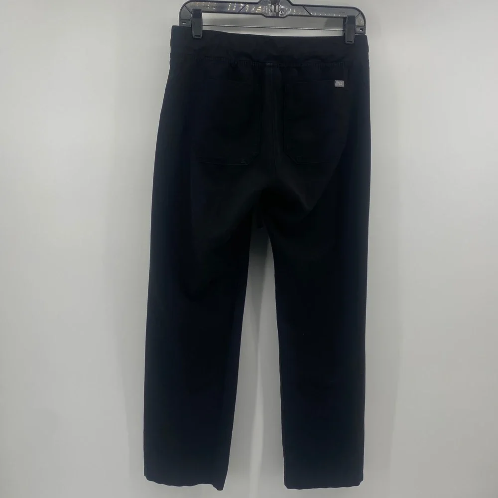 FIGS Scrub Pants Mens S/P Black Technical Collection Drawstring Straight